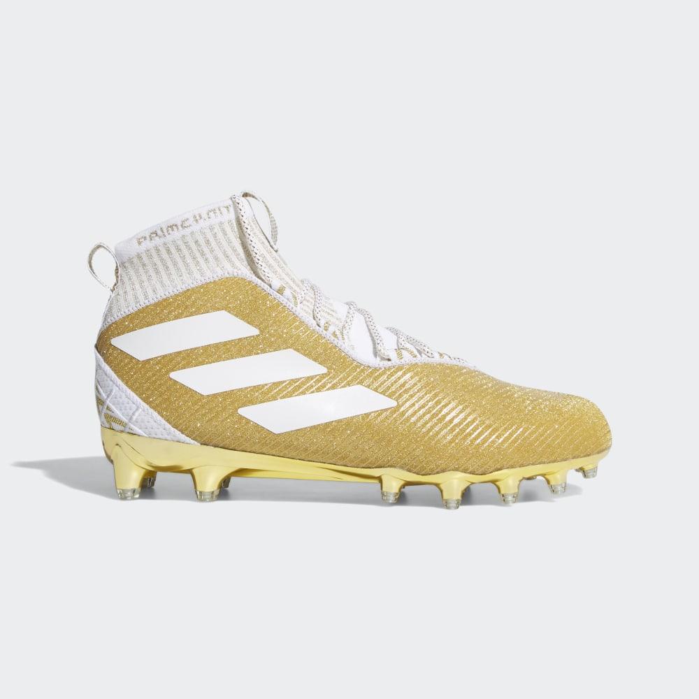 Ghete Fotbal Adidas Freak Ultra Barbati Romania - Aurii Metal/Albi F36678